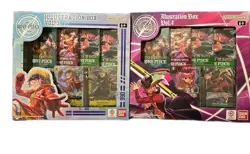 Bandai OP One Piece TCG Illustration Box Vol 3 & 4 Bundle New In Hand - Image 1