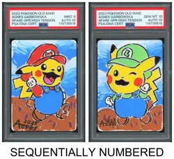 Pokemon PSA 9&10 AUTO 10 Spare Card Agnes Garbowska 2023 Old Maid Japanese - Image 1