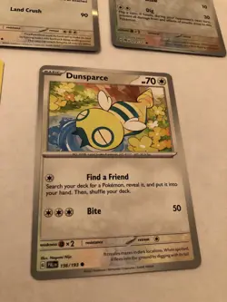 Lot Of 8 Dunsparce and Dudunsparce Pokemon Cards - Image 4