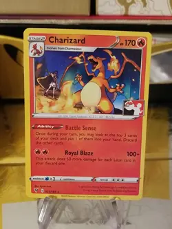 Charizard Pokemon Prize Pack Series 1 Promo Pokemon Card NM/LP Play Stamp - Image 1