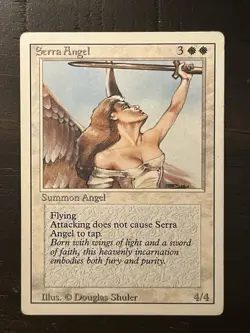 MTG 4X Serra Angel X4 Revised Edition Magic - HP - Image 3