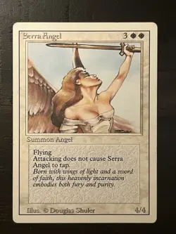 MTG 4X Serra Angel X4 Revised Edition Magic - HP - Image 5