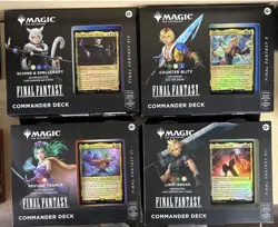 Magic The Gathering Final Fantasy Commander Decks (Set of 4) - Image 1