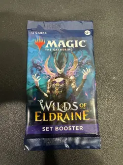 MTG Booster Pack Wilds of Eldraine - Set Booster Pack New - Image 1