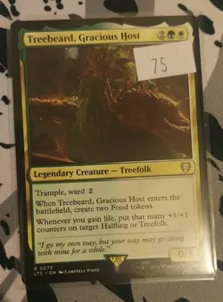 Treebeard, Gracious Host #73 | NM Near Mint | LTC Lord of the Rings Magic MTG - Image 1