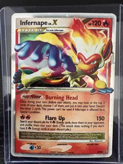Infernape LV.X DP10 Holo Diamond and Pearl Black Star Promo Pokemon TCG - Image 1