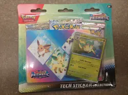 Pokemon - Prismatic Evolutions -Leafeon Tech Sticker Collection - Image 1