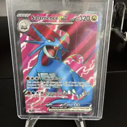 Pokemon TCG Salamence EX Full Art Holo Ultra Rare Card 177/159 Journey Together - Image 1
