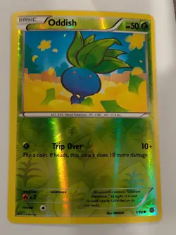 Oddish 1/98 - XY Ancient Origins Pokemon Reverse Holo Foil Nice! - Image 1