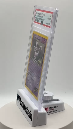 2003 Pokemon Best of Game Promo Winner Rev. Foil #8 Rocket's Mewtwo Swirl PSA 8 - Image 2