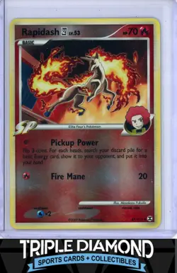 2009 Pokemon Rising Rivals #47/111 Rapidash Reverse Holo F625 - Image 1