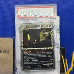2010 Pokemon HG&SS Undaunted Umbreon Holo PSA 3 Very Good - Image 2