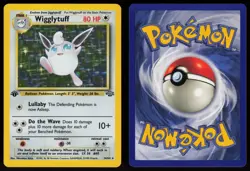 Wigglytuff 16/64 Rare Jungle Holo 1st Edition Pokemon - Image 3
