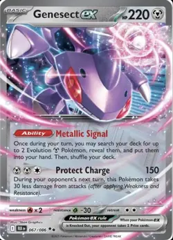 🫟Genesect EX | 067/086 | Black Bolt | Double Rare | Pokemon TCG | NM🫟 - Image 1