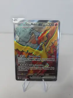 Team Rocket's Moltres ex SV10: Destined Rivals Pokemon 208/182 Ultra Rare NM+ - Image 1