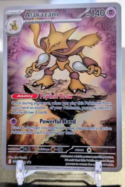 2025 Pokemon Mega Evolutions Alakazam Black Star Promo #9 - Image 1