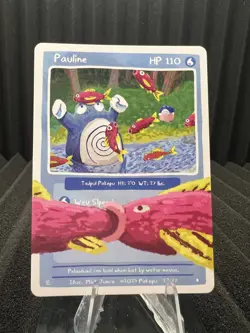 Poliwhirl (Pauline) 23/77 - PokePu V2 Fan Art - Pokemon NM - Image 1