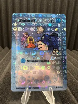 Wrathiraff (Poliwrath) 62/151 Energy Holo Pokidoki First Edition Fan Art Pokemon - Image 1