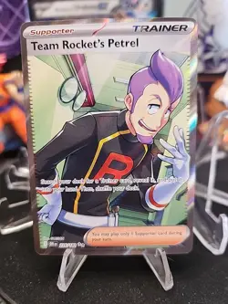 Team Rocket’s Petrel Full Art #226/182 Pokemon Destined Rivals - Image 1