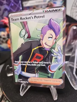Team Rocket’s Petrel Full Art #226/182 Pokemon Destined Rivals - Image 2