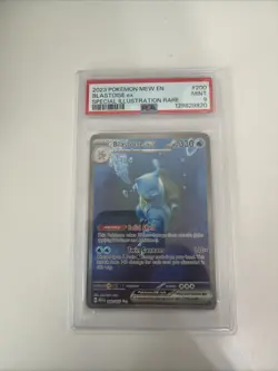Pokemon TCG Blastoise EX Sir Scarlet & Violet 151 English PSA 10 - Image 1