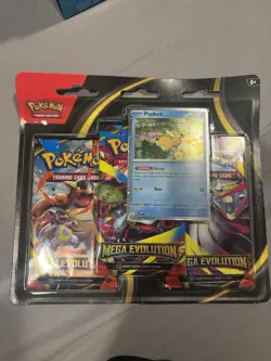 Pokemon TCG / Mega Evolution Psyduck 3 Pack Blister / SEALED - Image 1