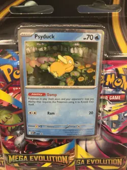 Pokemon TCG / Mega Evolution Psyduck 3 Pack Blister / SEALED - Image 4