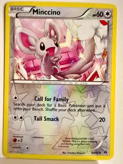 🇨🇦2012 Black & White - Next Destinies Reverse Holo Minccino Uncommon #84 LP - Image 1