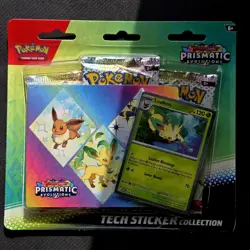 Pokemon TCG Prismatic Evolutions Tech Sticker Collection Set Lot Of 3 Sealed New - Image 2