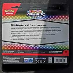 Pokemon TCG Prismatic Evolutions Tech Sticker Collection Set Lot Of 3 Sealed New - Image 5