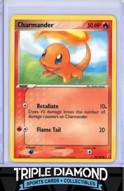 2006 Pokemon Crystal Guardians #48/100 Charmander F621 - Image 1