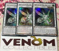 3x (M/NM) *EURO* Herald of the Arc Light RA01-EN031 Ultra Rare 1st Ed. YuGiOh - Image 1
