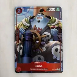 Jinbe ST21-005 Alt Art Parallel Holo Foil OP One Piece TCG NM English B - Image 1