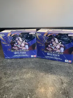 One Piece Azure Seas Seven *In Hand* Booster Boxes (Lot Of 2) Eng Sealed New - Image 1