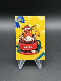 Pokemon Raichu Cracked Ice Holo 2024 Card Database Merry Christmas - Image 1