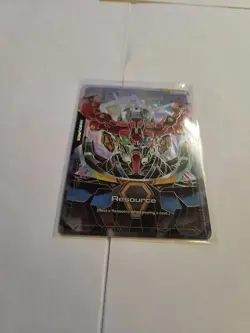 Gundam TCG Card Game Dual Impact Foil Resource GD02 R-015 C++ GQuuuuuuX Gundam - Image 3