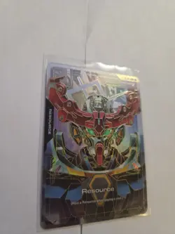 Gundam TCG Card Game Dual Impact Foil Resource GD02 R-015 C++ GQuuuuuuX Gundam - Image 4