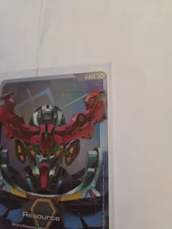 Gundam TCG Card Game Dual Impact Foil Resource GD02 R-015 C++ GQuuuuuuX Gundam - Image 5