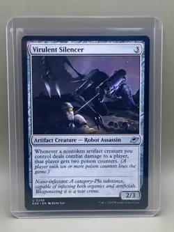 VIRULENT SILENCER #0248 Edge Of Eternities MTG UNCOMMON Card NM - Image 1