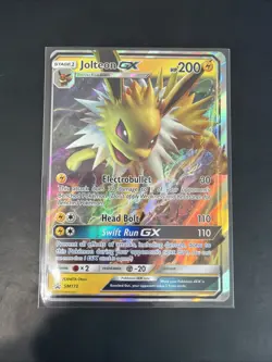 Pokemon Jolteon GX TCG Black Star Promo Holo Card SM173 - Image 1