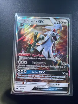 Silvally GX 90/111 Ultra Rare Pokemon Card Sun & Moon Crimson Invasion LP - Image 1