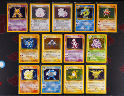 MP/HP (Unlimited) NEAR-COMPLETE Pokemon 13/16 HOLO-RARE Card BASE 102 Set WOTC#2 - Image 1