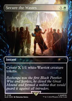 Magic The Gathering Secret Lair x Marvel's Black Panther Rainbow Foil Edition - Image 3