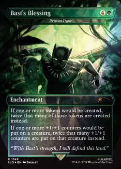 Magic The Gathering Secret Lair x Marvel's Black Panther Rainbow Foil Edition - Image 4
