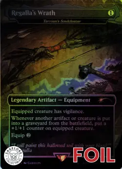 MTG Regalla's Wrath (Rainbow) (2224) | NM Foil | Secret Lair Horizon {SLD} - Image 1