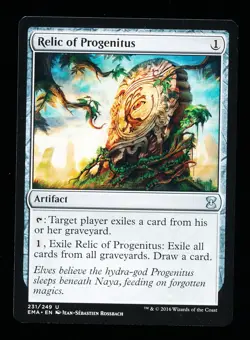 * * 1x Relic of Progenitus x1 * * Eternal Masters MTG NM Near Mint - Image 1