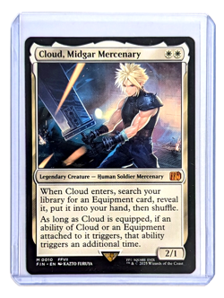 Cloud, Midgar Mercenary M 0010 Mythic Regular FFVII FIN MTG FINAL FANTASY NM/M - Image 3