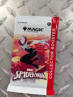 MAGIC THE GATHERING MARVEL SPIDER MAN COLLECTOR BOOSTER PACK - Image 1