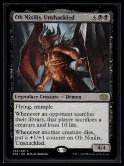 Ob Nixilis, Unshackled R Double Masters 2022 84 NM - Image 1