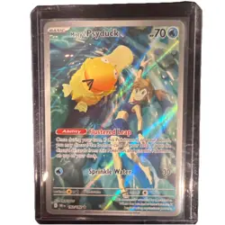Pokemon Misty's Psyduck 193/182 SV10 Destined Rivals Illustration Rare Holo Card - Image 1